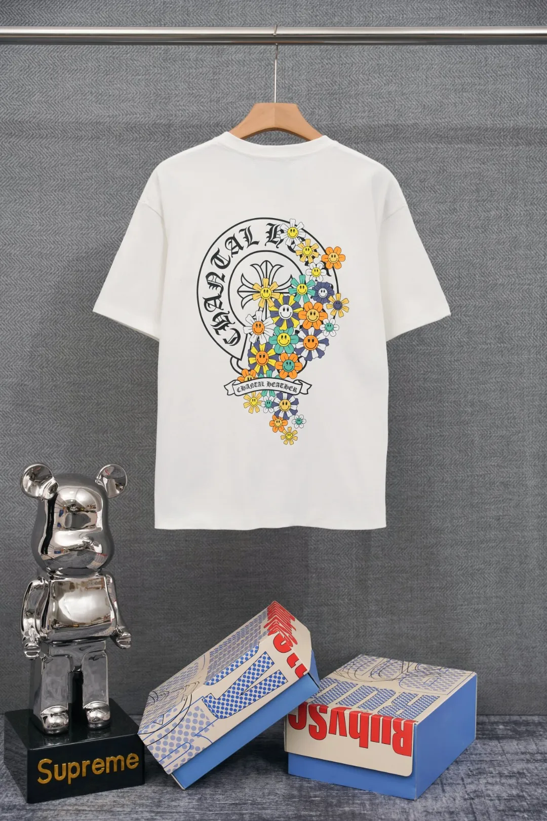 DT 14 60 Chrome Hearts T ， ， Black White S-XL